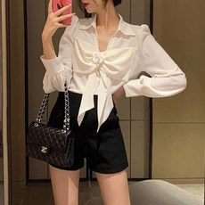 포플러앤씨 피작 리본 블라우스 패션의류/잡화/여성패션 반품 최저가 8,550원