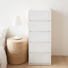 코멧 국내생산 모던 서랍장, 화이트, 5개 홈인테리어/드레스룸 반품 최저가 28,490원