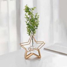 소비르 철제 꽃병 인테리어소 소품 조화 화병, 14_별+유칼립투스 완구_취미/수집품 반품 최저가 16,360원