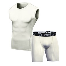 디펜더 남성용 스포츠 언더레이어 민소매 나시 + 5부 반바지 세트 NSH 스포츠/레저/스키/겨울스포츠 반품 최저가 8,950원
