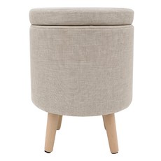 밴프 마인 패브릭 수납스툴, 오트밀, 1개 홈인테리어/가구 반품 최저가 25,550원