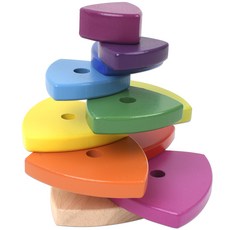 오즈토이 삼각 10단 하노이 탑 쌓기 644-71 10p, 혼합색상, 1개 완구/취미/블록놀이 반품 최저가 5,310원