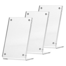 L자형 자석 아크릴 쇼케이스 세로형, 3개 문구/오피스/보드/칠판/광고 반품 최저가 7,160원