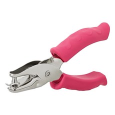므라반 집게형 펀치 핑크 6mm, 1공, 1개 문구/오피스/사무용품 전문관 반품 최저가 4,190원