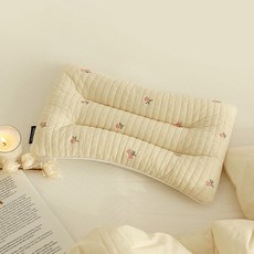 아솜느 순면 100수 아기 자수 베개, 블라솜 출산/유아동/유아동침구 반품 최저가 23,400원