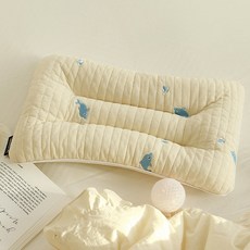 아솜느 순면 100수 아기 자수 베개, 돌고래 출산/유아동/유아동침구 반품 최저가 25,010원