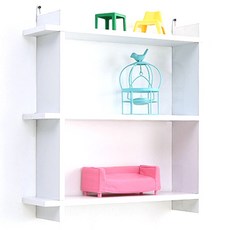 아라마가구 끼움 선반, 화이트, 3단 홈인테리어/선반/정리대 반품 최저가 17,090원