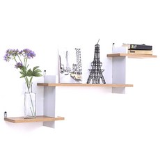 아라마가구 끼움 계단선반, 오크 + 화이트 홈인테리어/선반/정리대 반품 최저가 19,900원