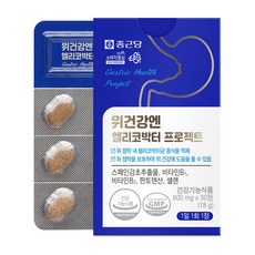 종근당 위건강엔 헬리코박터 프로젝트, 30정, 1개 식품/건강식품 반품 최저가 13,300원