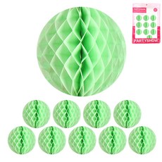 파티쇼 파티허니컴볼 10p, 라임그린 문구/오피스/파티/이벤트 반품 최저가 13,100원