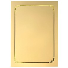 금박 상장 용지 신전 A4, 황색, 100개 문구/오피스/사무용품 전문관 반품 최저가 15,000원