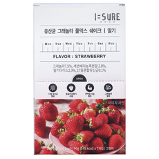 아이슈어 유산균 그래놀라 풀믹스 쉐이크 딸기, 40g, 7개입, 1개 undefined/undefined 반품 최저가 15,250원