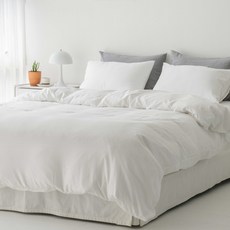 스코홈 더더 피그먼트 워싱 이불커버, 더더 화이트 홈인테리어/FW 침구샵 반품 최저가 20,170원