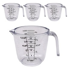 이홈베이킹 눈금 계량컵 4p, 혼합색상, 300ml 주방용품/주방조리도구 반품 최저가 9,400원