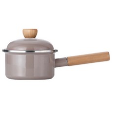 PN풍년 인덕션 브리에 루시 법랑 냄비, 16cm, 베이지, 1개 주방용품/냄비/프라이팬 반품 최저가 17,360원