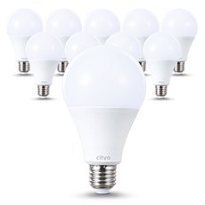 씨티오 LED 화이트 전구 15W, 전구색, 10개 홈인테리어/생활전기용품 반품 최저가 15,290원