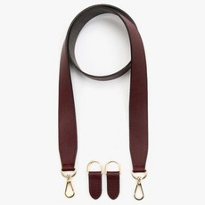 바이핸즈 가죽 골드 와이드 숄더 크로스 가방끈, 윈저와인, 1개 홈인테리어/수예/수선 반품 최저가 9,120원