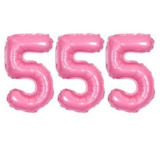 조이파티 숫자 은박 풍선 대, 3개, 핑크 5 출산/유아동/출산준비물/선물 반품 최저가 5,830원