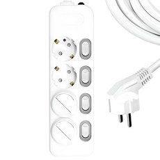 써지오 개별 멀티탭 4구 DH-1648-MT + 안전커버 2p 랜덤발송, 1.5m, 혼합색상, 1개 가전디지털/PC주변기기 반품 최저가 9,310원