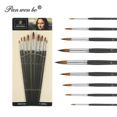 메이크마인 미술 수채화 그림 나일론 일반 붓 9종 세트, 0호, 2호, 4호, 6호, 8호, 10호, 12호, 14호, 16호, 1세트 문구/오피스/미술/화방용품 반품 최저가 11,300원