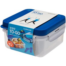 락앤락 투고 2칸 나눔 1단 런치박스 일반도시락, BLU, 1개 주방용품/보온/보냉용품 반품 최저가 7,440원