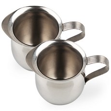 칼백화점 스텐 벨크리머 150ml, 2개 주방용품/주전자/커피/티용품 반품 최저가 5,310원