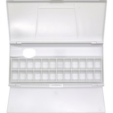 메이크마인 미술용 플렙 플라스틱 접이식 팔레트케이스, 24칸, 1개 문구/오피스/학용품/수업준비 반품 최저가 4,720원