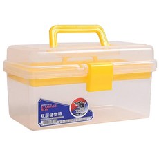 마이데일리 미술 공구함 2단 화구박스 다용도 정리함 옐로우 문구/오피스/미술/화방용품 반품 최저가 5,400원