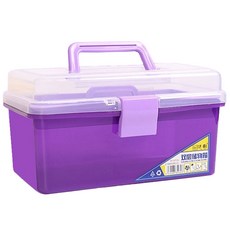 마이데일리 미술 공구함 2단 화구박스 다용도 정리함 퍼플 문구/오피스/미술/화방용품 반품 최저가 5,200원