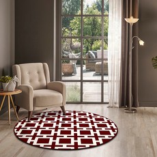 이정데코 아파트먼트 인테리어 물세탁 사계절 원형 러그 홈인테리어/카페트/쿠션 반품 최저가 13,790원