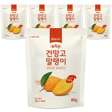 홈인푸드 건망고 말랭이, 80g, 5개 식품/견과/건과 반품 최저가 13,900원