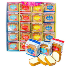 크리스탈팬시 식빵 지우개 4종 x 5p 세트, 노랑, 파랑, 빨강, 하늘, 1세트 문구/오피스/학용품/수업준비 반품 최저가 14,880원