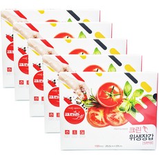 크린손 크린 위생장갑, 5개, 100개 주방용품/일회용품/종이컵 반품 최저가 6,800원