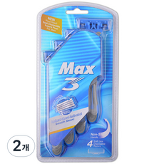 드위트리 MAX 3단 일회용 면도기 블루, 2개, 4개입 생활용품/구강/면도 반품 최저가 3,940원