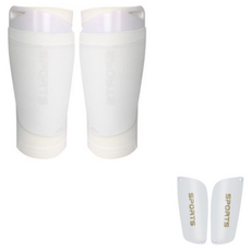 씨에스소울 스포츠 축구 풋살 포켓 일체형 정강이 슬리브 + 암살자 정강이 보호 신가드 세트, 화이트, 1개 스포츠/레저/구기스포츠 반품 최저가 11,190원