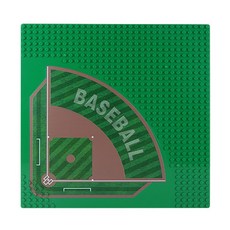 요고요 포인트 놀이판 블록 25.5 x 25.5 cm, 야구장, 1개 완구/취미/블록놀이 반품 최저가 4,400원