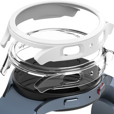 링케 슬림 PC 스마트워치 케이스 2종 세트, 클리어, 화이트, 1개 헬스/건강식품/건강/의료용품 반품 최저가 5,100원