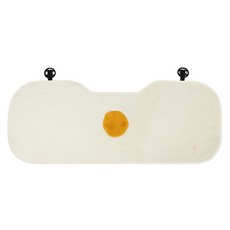 아리코 차량용 플라워 방석 쿠션 뒷자석 방석, 1개, 옐로우 앤 화이트 자동차용품/인테리어 반품 최저가 22,220원