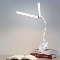 레토 무선 집게 듀얼 LED 책상 스탠드 독서등 LLU-DC18, 화이트 가전디지털/생활가전 반품 최저가 12,850원