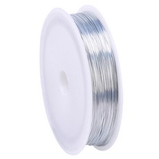 부드러운 철 와이어 0.4mm x 100m, 1개, 10 실버 문구/오피스/미술/화방용품 반품 최저가 5,920원