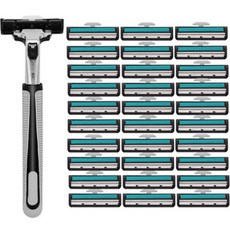 스트릿램프 2중날 면도기 그레이 + 여분날 30p 세트, 1세트 생활용품/면도기/날 반품 최저가 4,300원