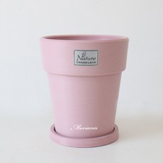 모리앤 라인스먼 플라스틱 화분 + 받침 세트 원형 2025, 핑크, 1세트 홈인테리어/원예/가드닝 반품 최저가 8,920원