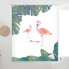 끌래망스 홍학에 물들다 롤스크린 암막 홈인테리어/롤스크린 반품 최저가 31,500원