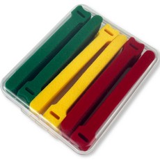 드림엑시트 벨크로찍찍이 벨크로타이 3종 x 40p 세트, 1세트, 녹색, 노랑, 빨강 문구/오피스/사무용품 전문관 반품 최저가 8,100원