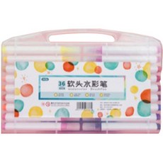 더조넷 소프트 마커펜 세트, 36색, 1세트 문구/오피스/학용품/수업준비 반품 최저가 6,520원