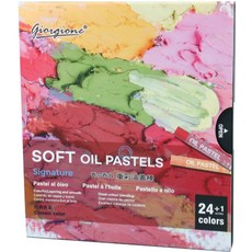 조르조네 소프트 고급형 오일파스텔, 24색, 1개 문구/오피스/미술/화방용품 반품 최저가 3,670원