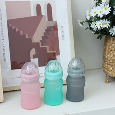 [에브리데이베이비] 유리젖병 150ml (S 젖꼭지 포함), 블루, 1개 출산/유아동/수유용품 반품 최저가 6,650원