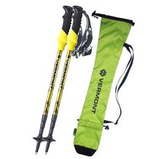 버먼트 페이즐리 4단 등산스틱 2p + 팩커블 스틱 파우치, 스틱(옐로우), 파우치(그린), 1개 스포츠/레저/등산/아웃도어 반품 최저가 21,650원