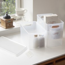 아임홈리빙 ZINI 심플 바스켓 세트, 투명, 2호(160 x 300 x 150 mm), 3세트 홈인테리어/수납/정리 반품 최저가 10,210원