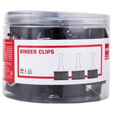 델리 블랙메탈 더블클립 D0736, 대, 24개입, 1개 문구/오피스/학용품/수업준비 반품 최저가 7,380원